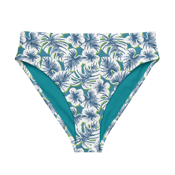Tropic Oasis High Waisted Bikini Bottom